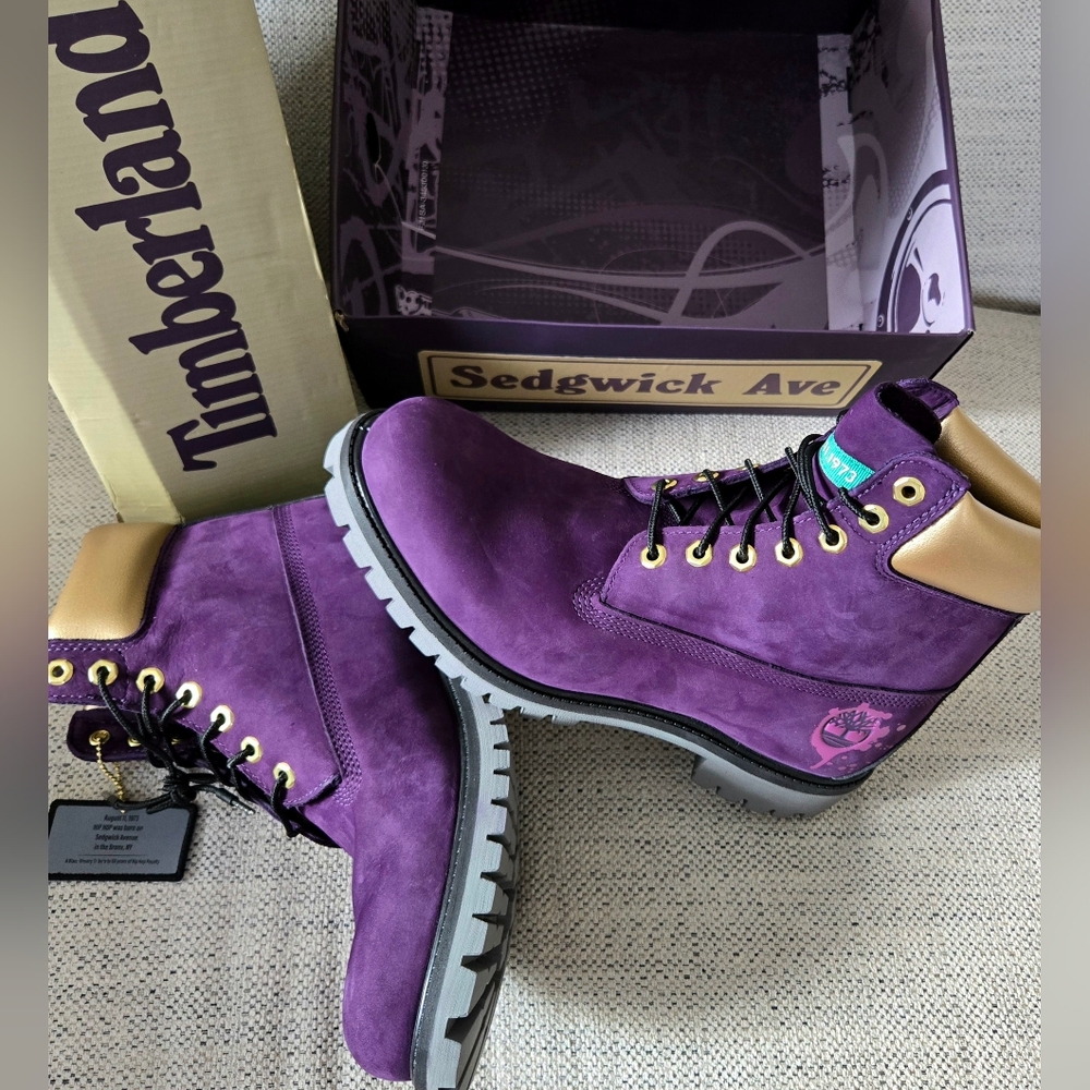 NWB TIMBERLAND Hip-Hop 50th Anniversary 6" Premium Royalty Boots Size:10.5 - Picture 13 of 16